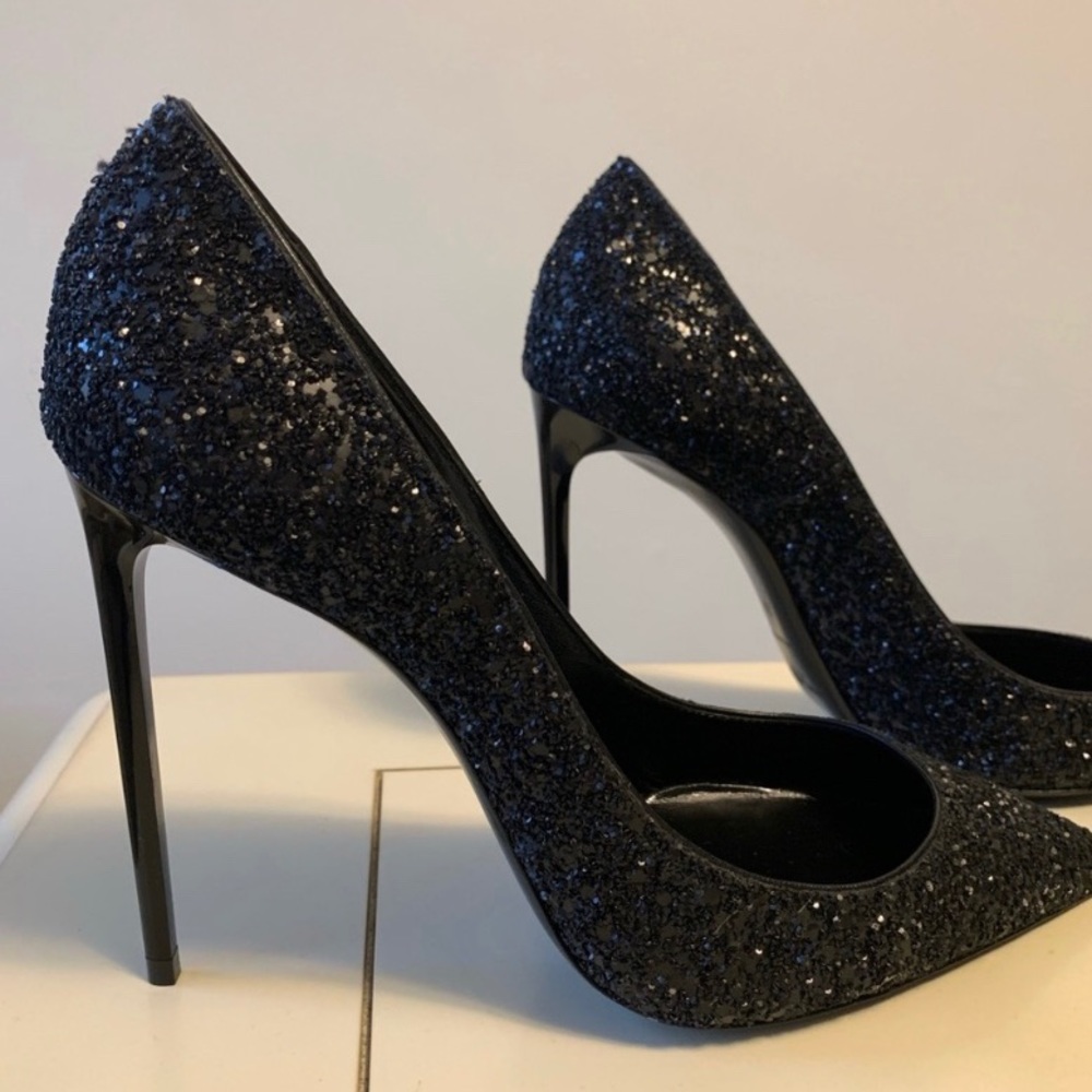 Saint Laurent glitter pumps